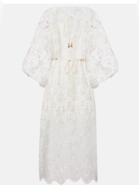 NWOT Zimmermann Coco Lace Midi Dress